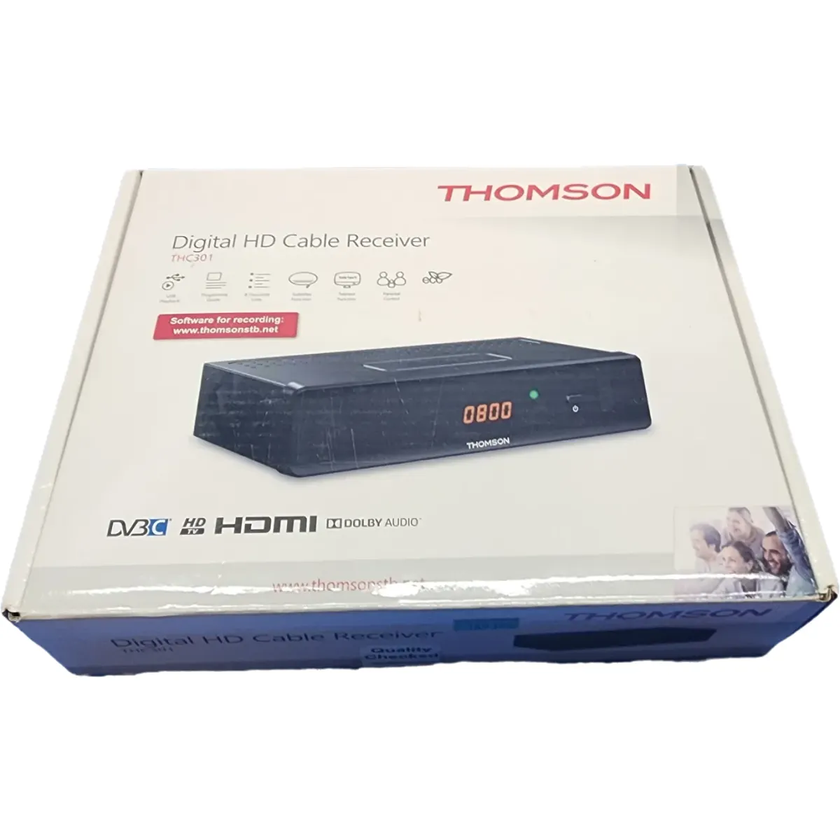 Thomson THC 301 Digitális HD kábel TV vevőkészülék fekete #5
