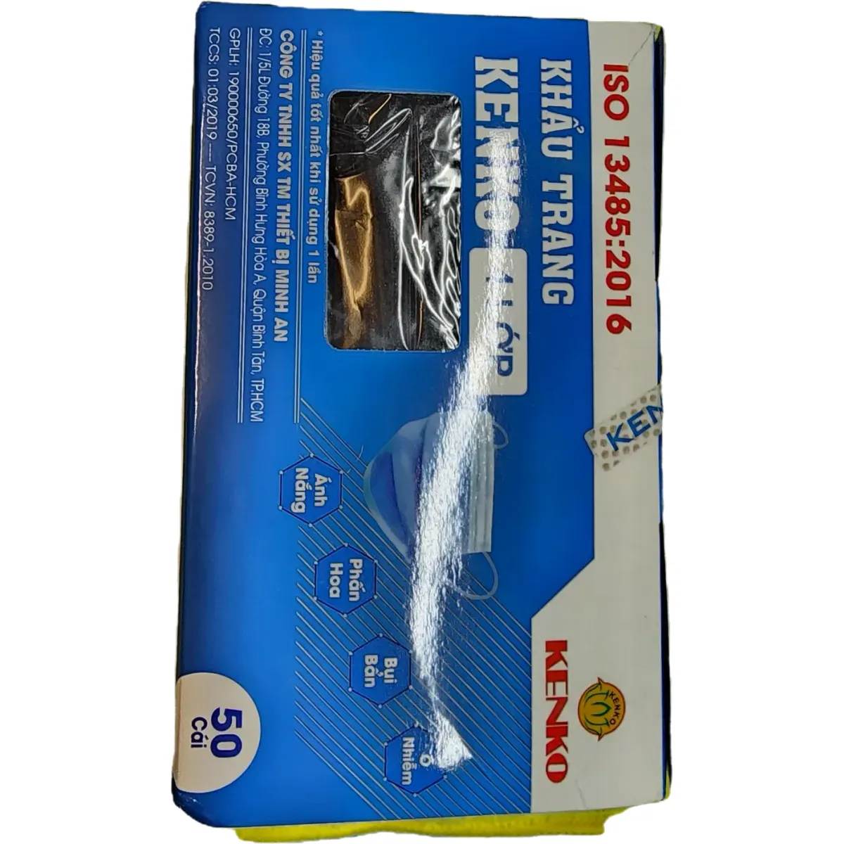 Orvosi arcmaszk 4 rétegű gumis 50db #2