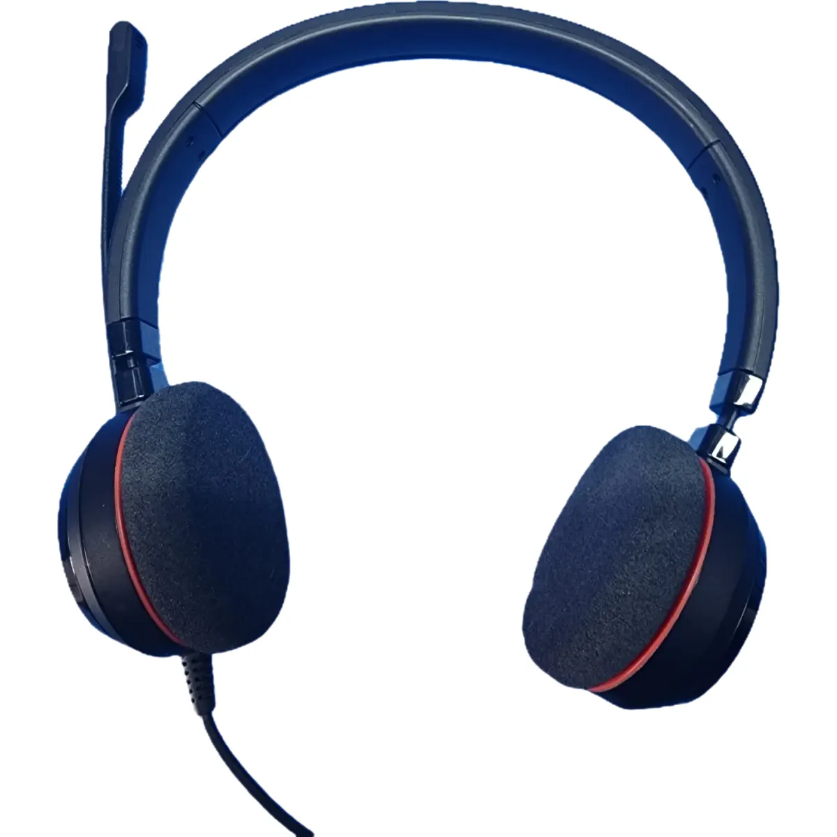 Jabra Evolve 20 MS Stereo fejhallgató mikrofonnal fekete #1