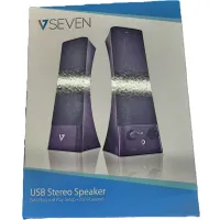 V7 SP2500-USB-6N USB sztereó hangszóró fekete #1