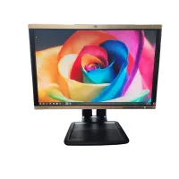 HP Compaq LA2205wg 22" LCD monitor TN 1680x1050 VGA DVI DP VESA PIVOT fekete