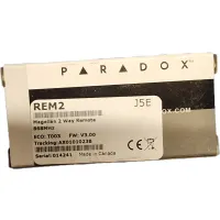 Paradox REM2 távirányító 4 nyomógomb 6 művelet 868MHz fekete #3