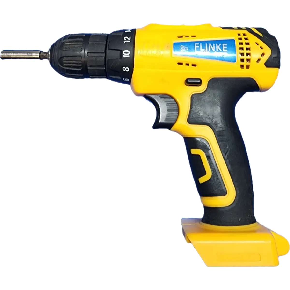 Flinke 18V akkus fúró csavarozó 1350/perc 2db akku töltő sárga-fekete #1