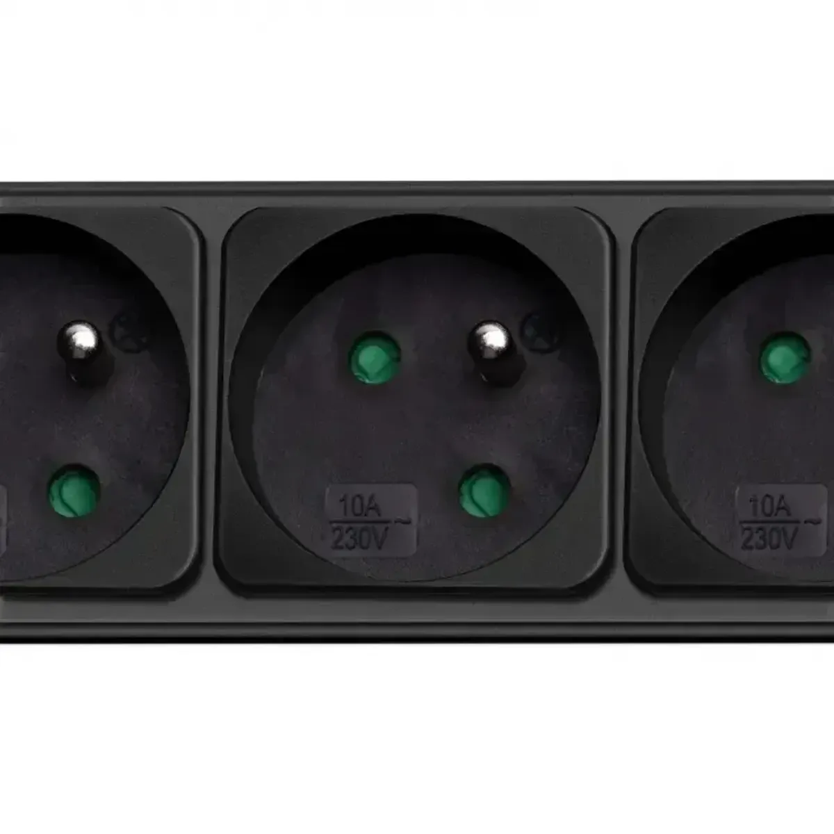 Akyga Túlfeszültségvédő elosztó hosszabbító 3m - AK-SP-05B fekete #3