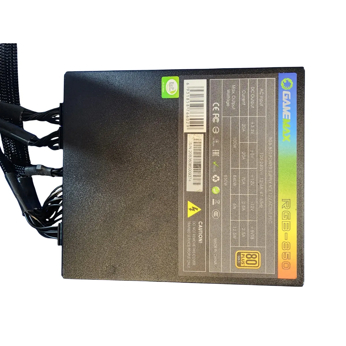 GameMax RGB PRO 850 PC tápegység 850W 80+ Gold #3