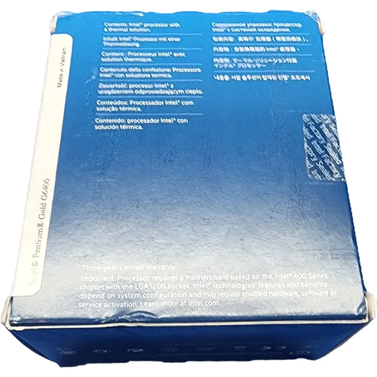Intel Pentium Gold G6400 2C 4.0GHz LGA1200 (BX80701G6400) Processzor #2