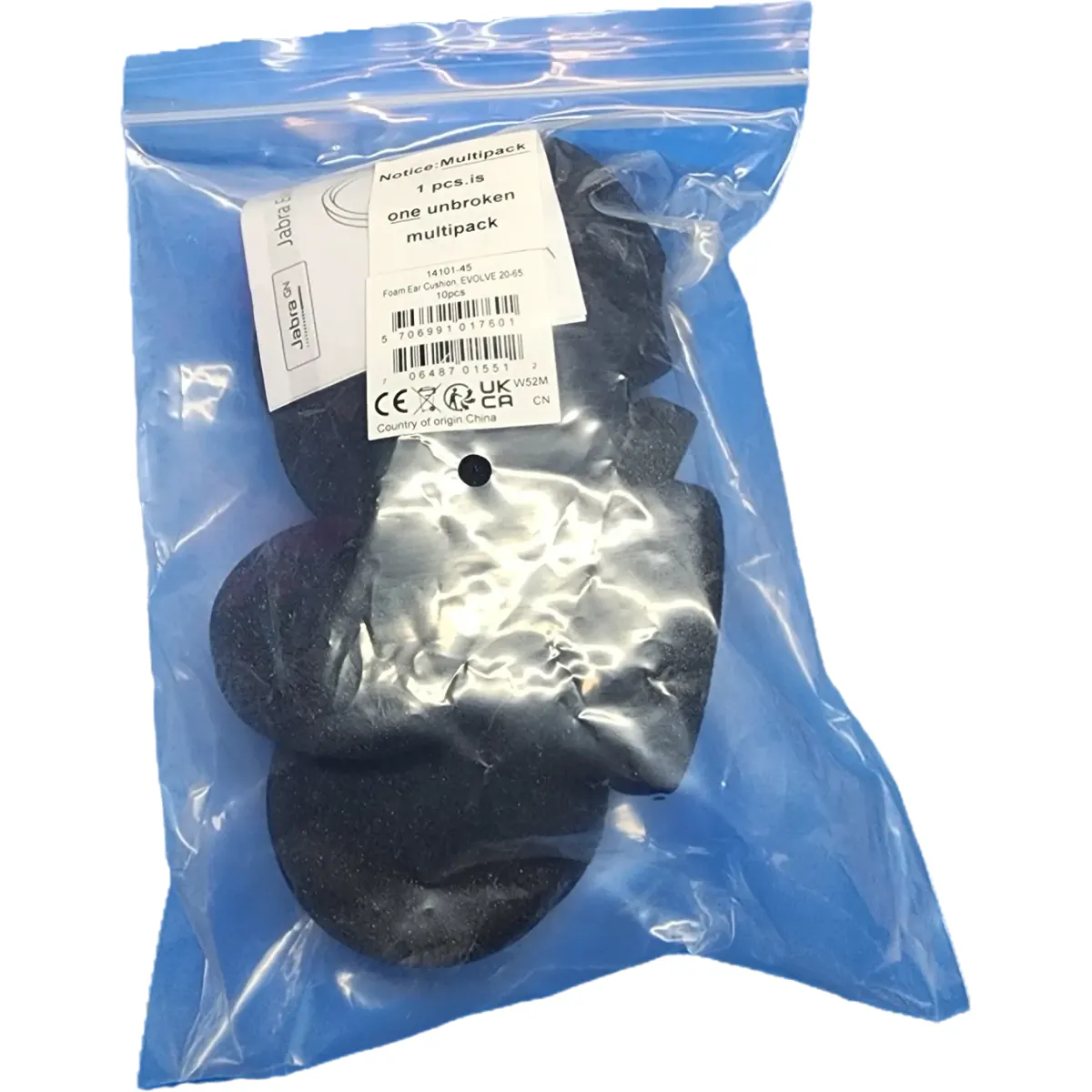 Jabra 14101-45 fejhallgató-párna habszivacs fekete 10 db #3