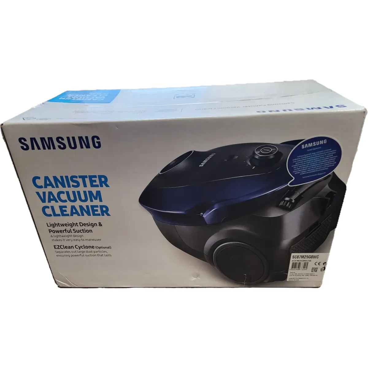 Samsung VC07M25G0WC/GE porzsákos porszívó fekete #4