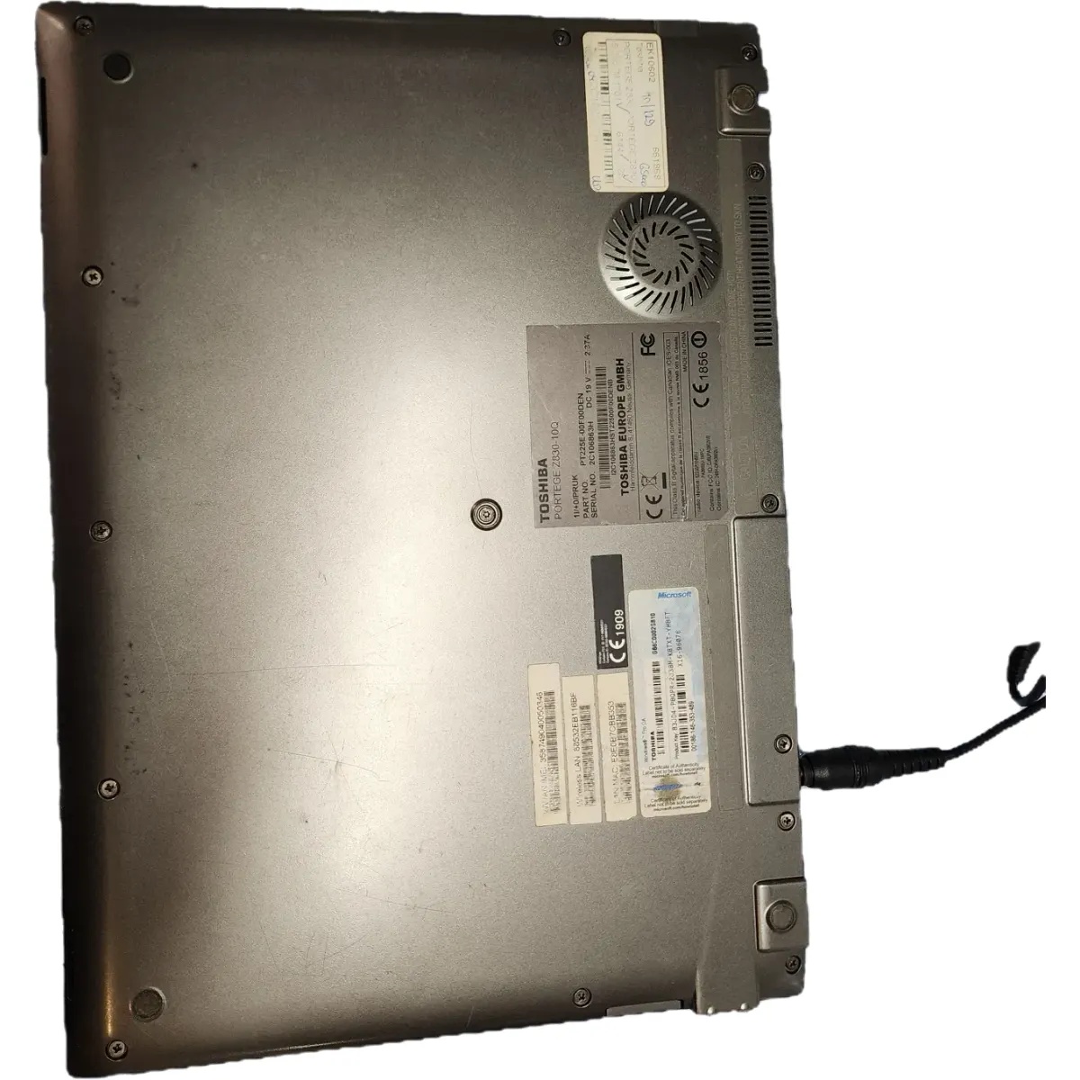 Toshiba Portege Z830-10Q 13.3" Ultrabook i5-2557M 4Gb Ram 64GB SSD Win 10 pro ezüst #4