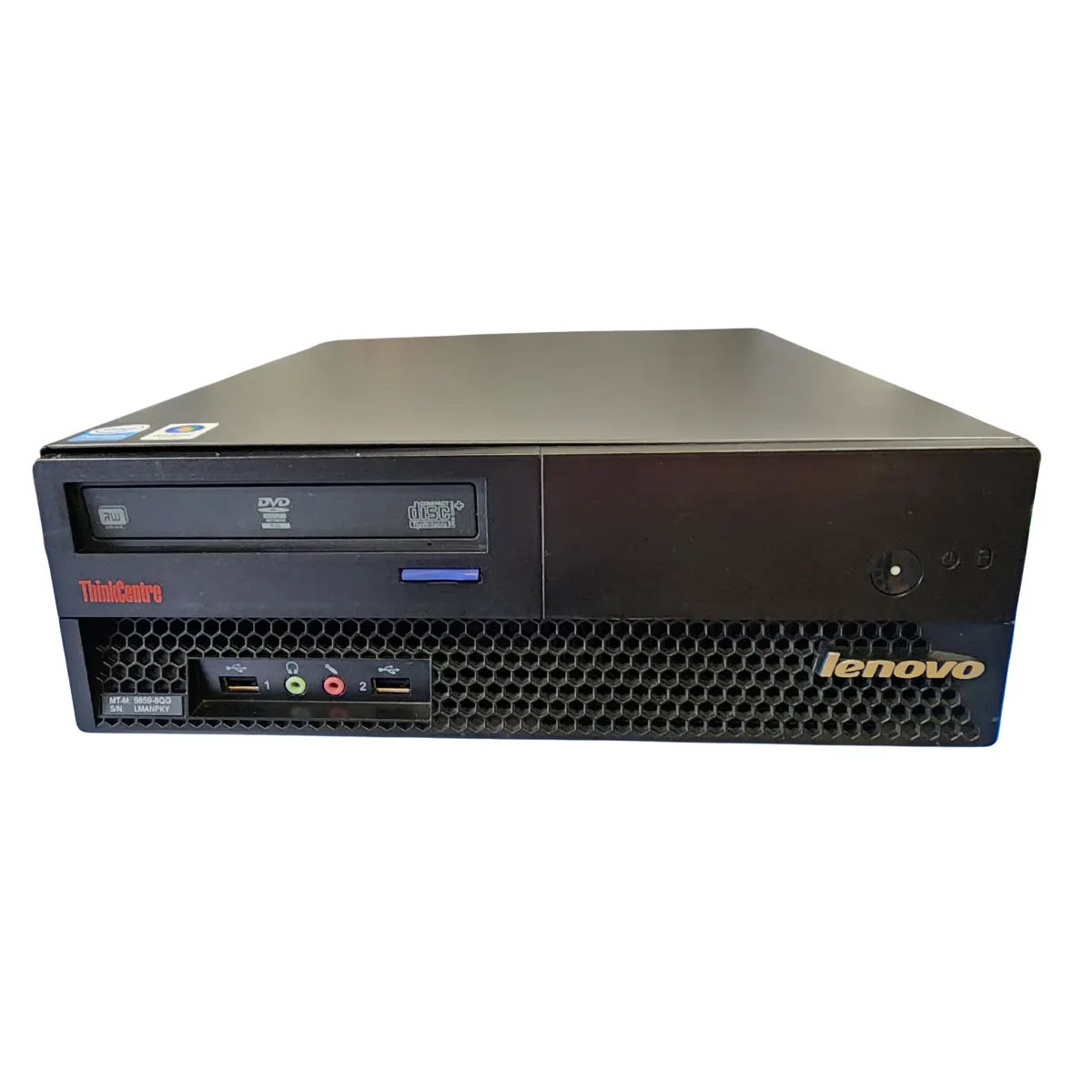 Lenovo ThinkCentre A57 8QG 9859 Pentium Dual Core-E5200 2Gb(2x1Gb) DDR2 Biosig tesztelt HDD nélkül CD-ROM fekete #1
