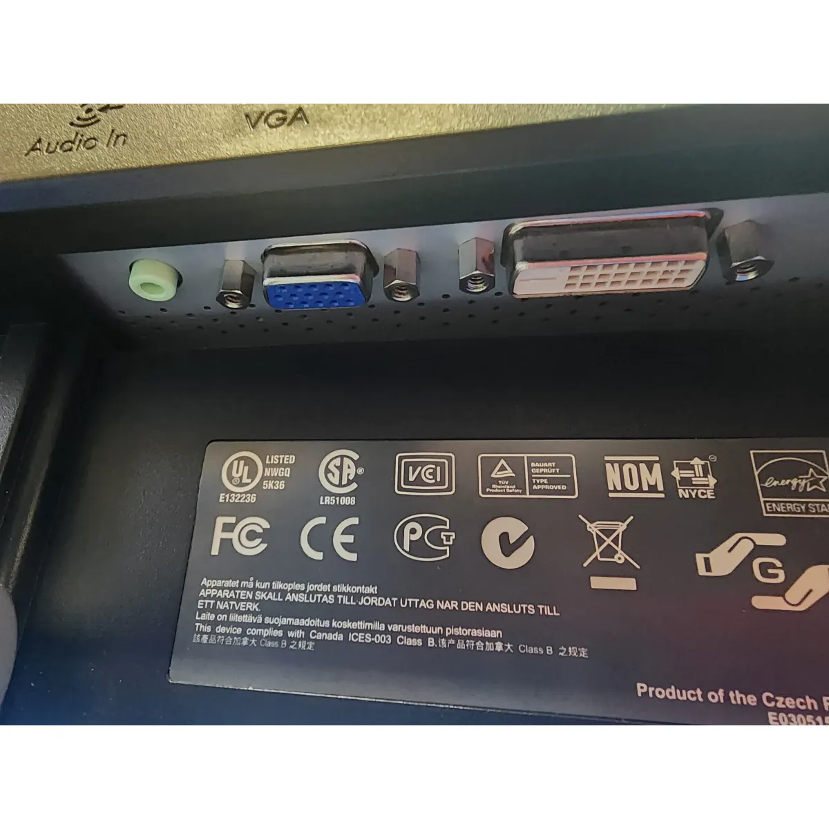 HP w2216 22" Monitor TN 1680x1050 VGA DVI VESA hangszóró #3