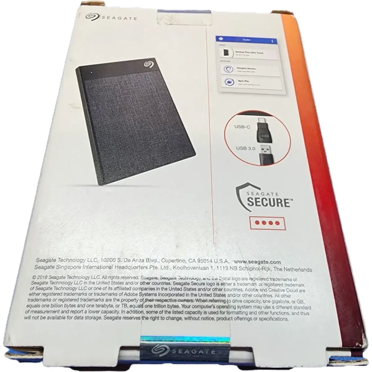 SEAGATE HDD External Backup Plus Ultra Touch (2.5"/1TB/USB 3.0/type C adapter) black #2