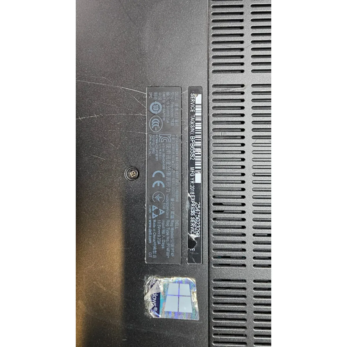 Dell Precision 7530 15,6 FHD IPS Laptop i5-8400H 8GB DDR4 512GB SSD #4